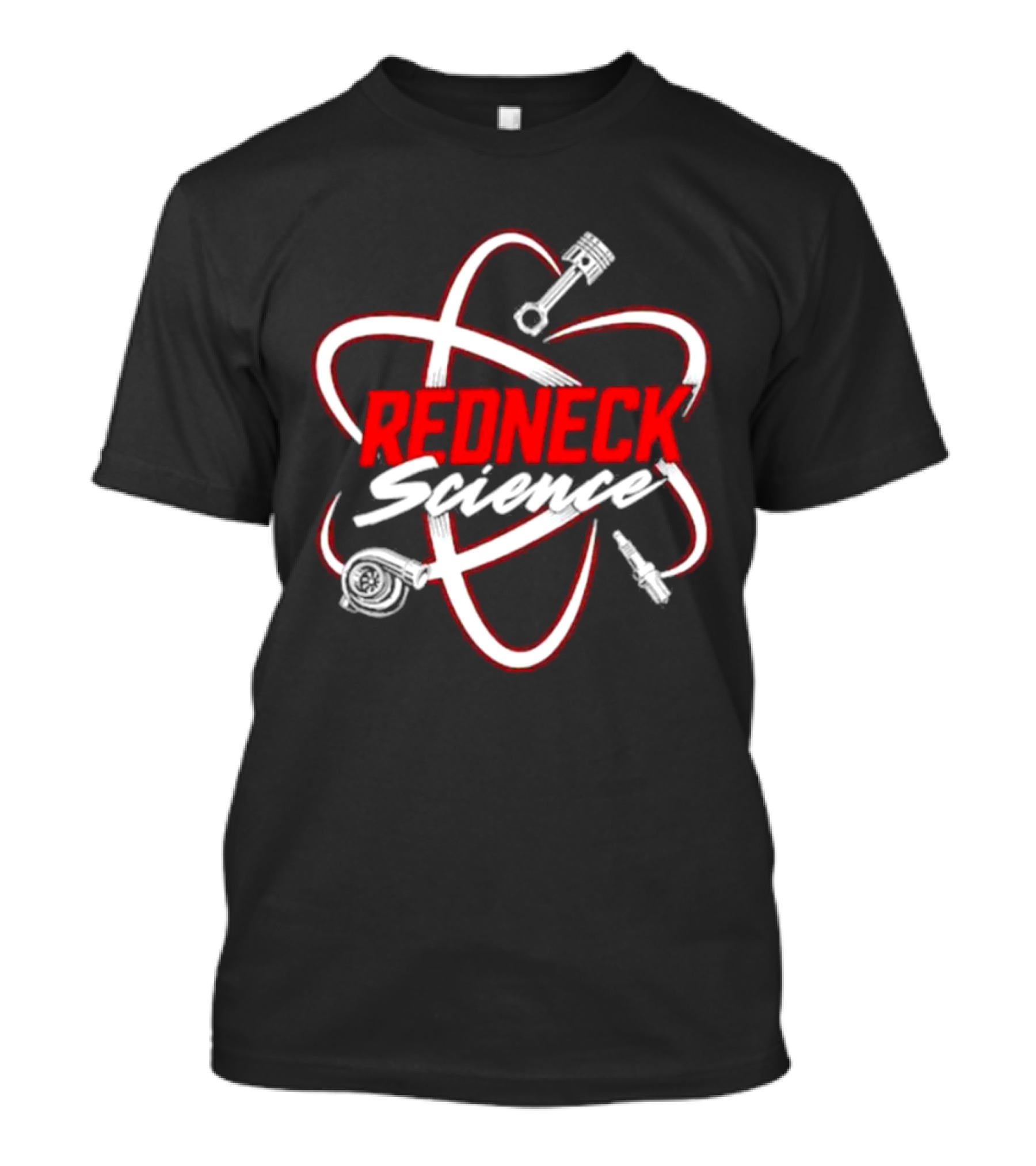 Westen Champlin Redneck Science Iconic Car Parts T-Shirt