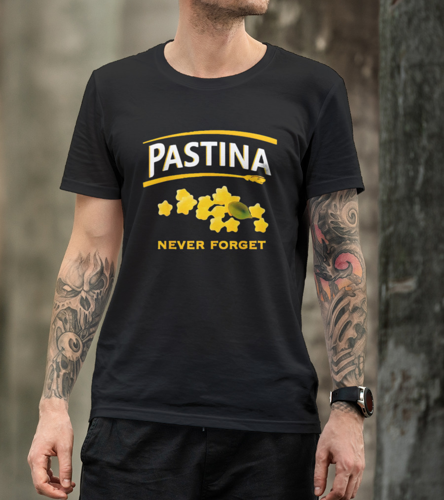 Pastina Never Forget Star Shaped Pasta Leaves T-Shirt