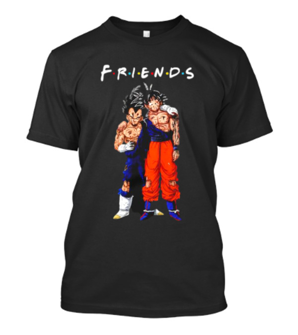 Friends Goku And Vegeta TV Show T-Shirt