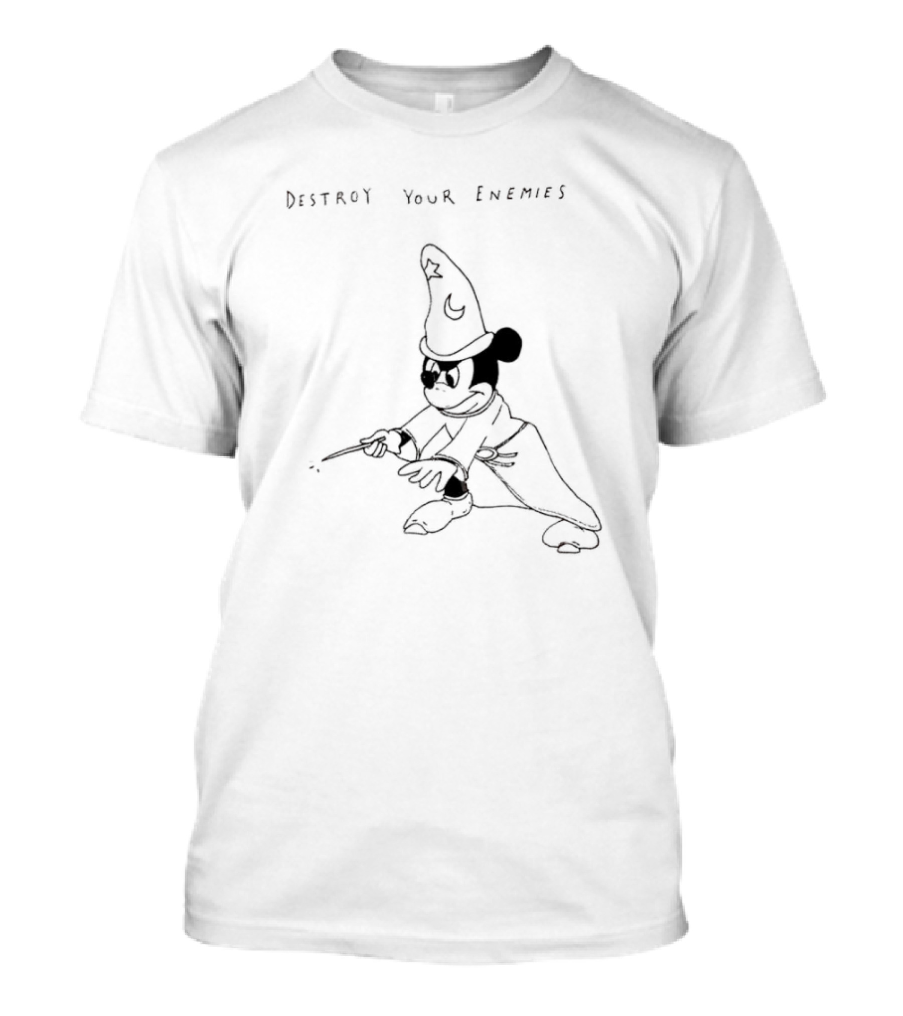 Mickey Wizard Sorcerer Destroy Your Enemies T-Shirt