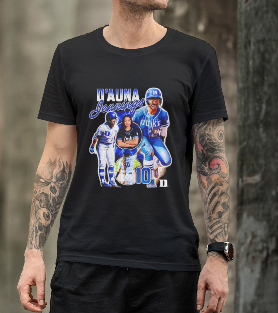 D'auna Jennings Duke Softball 10 T-Shirt