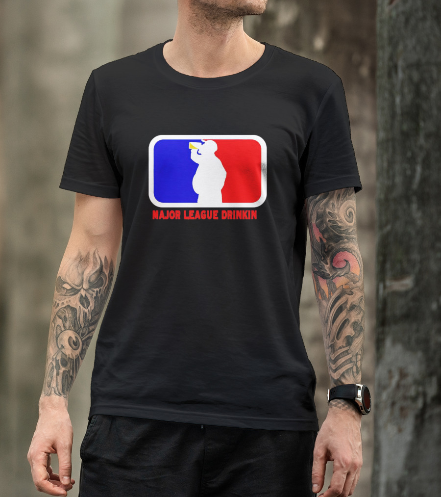 Major League Drinkin Red White Blue T-Shirt