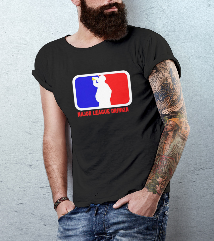 Major League Drinkin Red White Blue T-Shirt