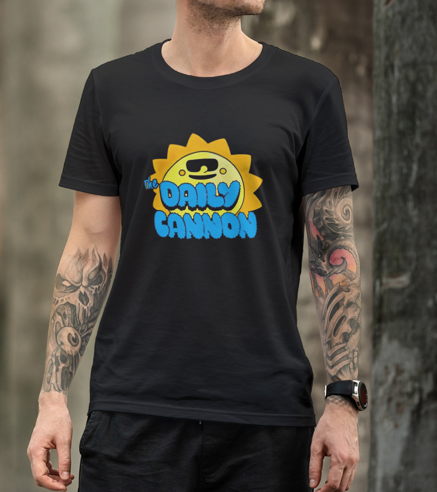 The Daily Cannon Sunburst Smile Emblem T-Shirt