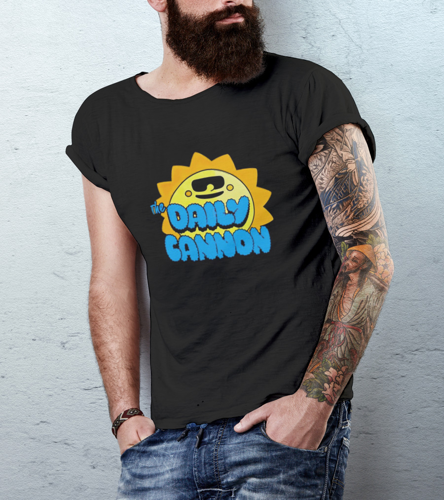 The Daily Cannon Sunburst Smile Emblem T-Shirt