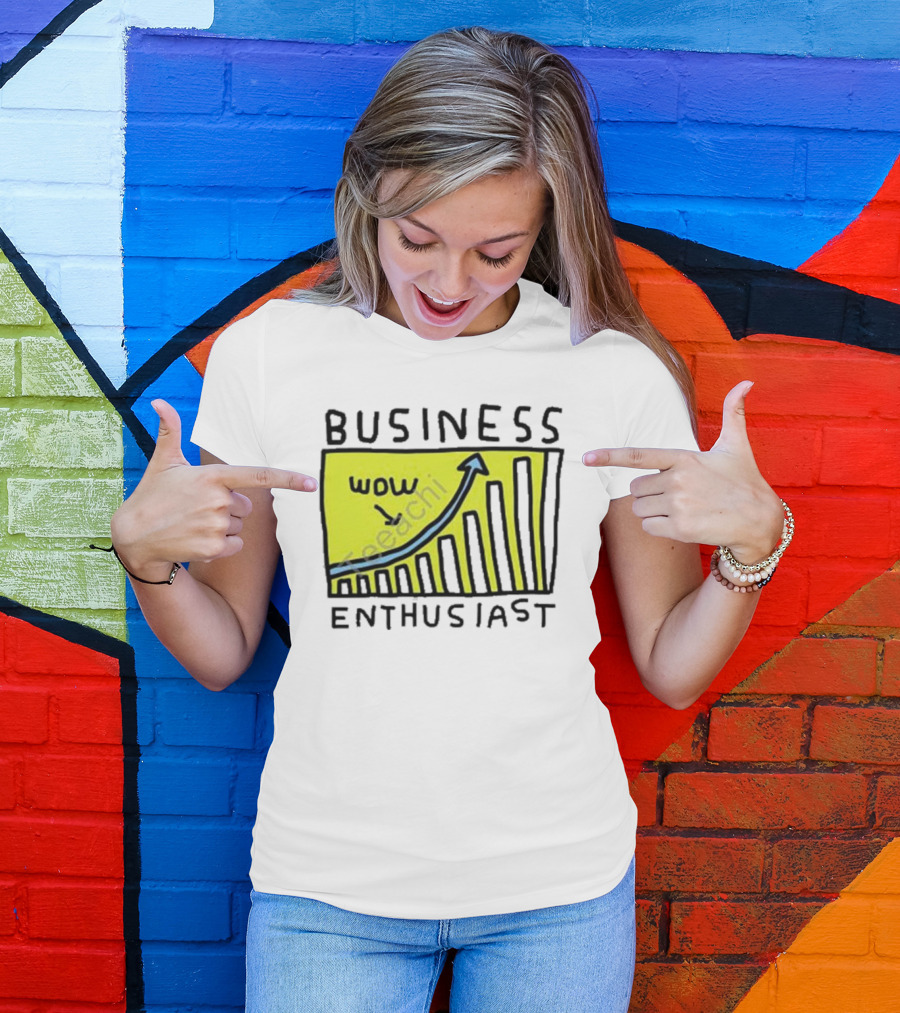 BUSINESS ENTHUSIAST WOW ARROW GRAPH T-Shirt