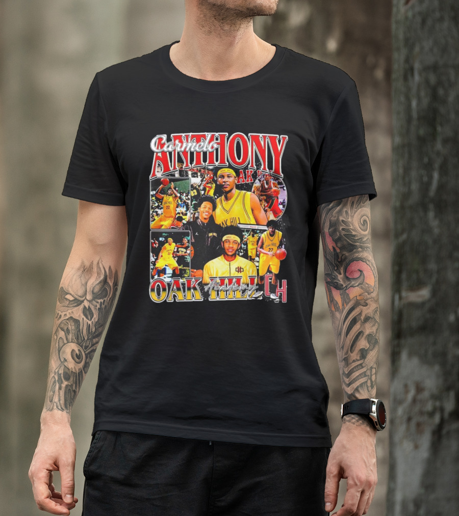Carmelo Anthony Oak Hill Academy Basketball Highlights T-Shirt
