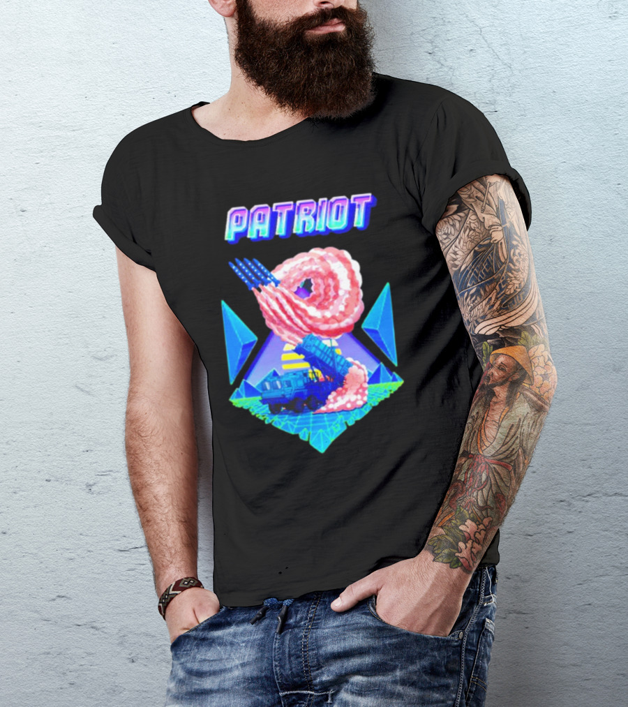 Patriot Retro Futuristic Missile Launcher T-Shirt