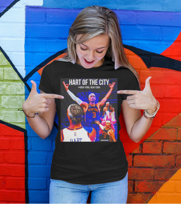 Hart Of The City New York Knicks Josh Hart Basketball NYC T-Shirt