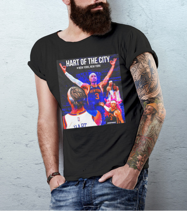 Hart Of The City New York Knicks Josh Hart Basketball NYC T-Shirt
