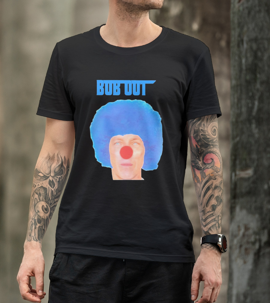Bernardeschi Bob Out Blue Afro Red Nose T-Shirt