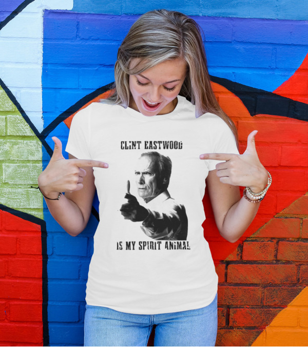 Clint Eastwood Is My Spirit Animal Image T-Shirt