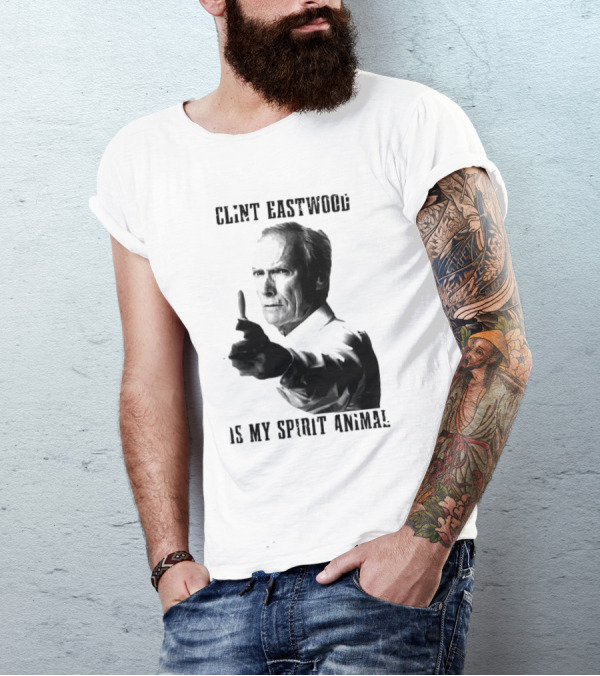 Clint Eastwood Is My Spirit Animal Image T-Shirt