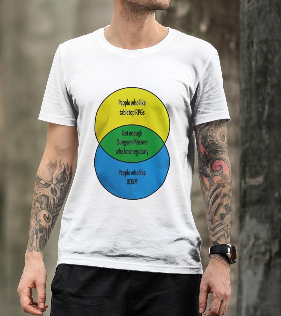 People Who Like Tabletop RPGs Not Enough Dungeon Masters Who Host Regularly People Who Like BDSM T-Shirt