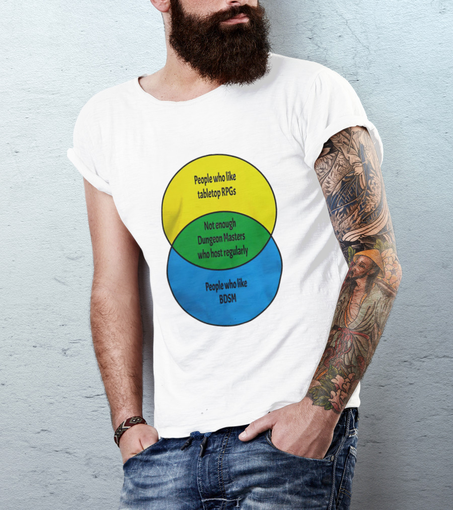 People Who Like Tabletop RPGs Not Enough Dungeon Masters Who Host Regularly People Who Like BDSM T-Shirt