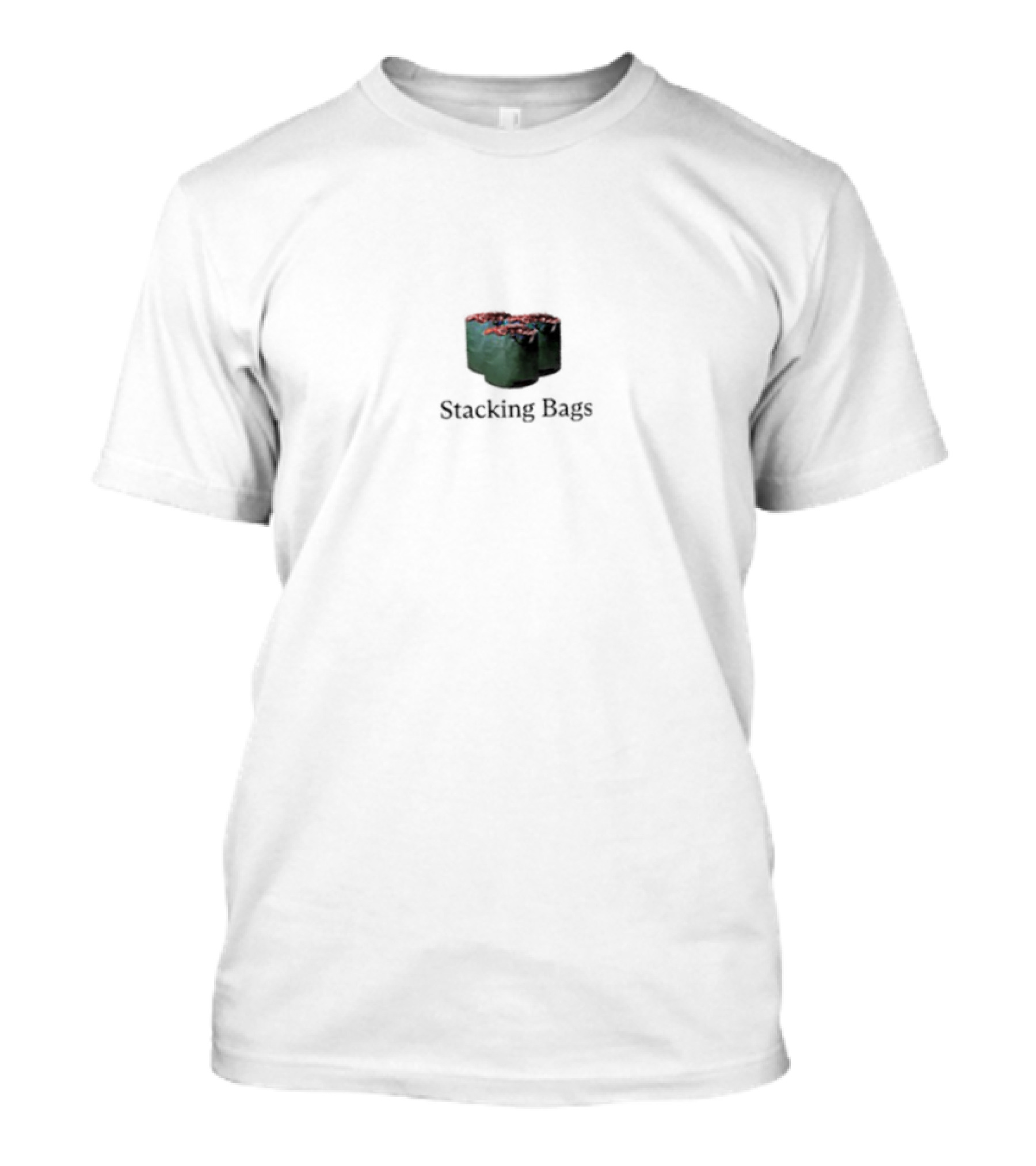 Stacking Bags Green Cubes T-Shirt