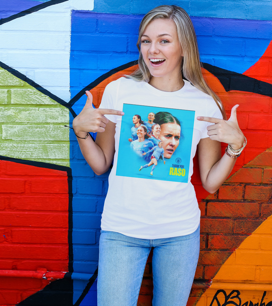 Thank You Raso Hayley Manchester City Etihad T-Shirt