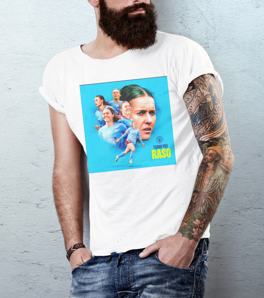 Thank You Raso Hayley Manchester City Etihad T-Shirt