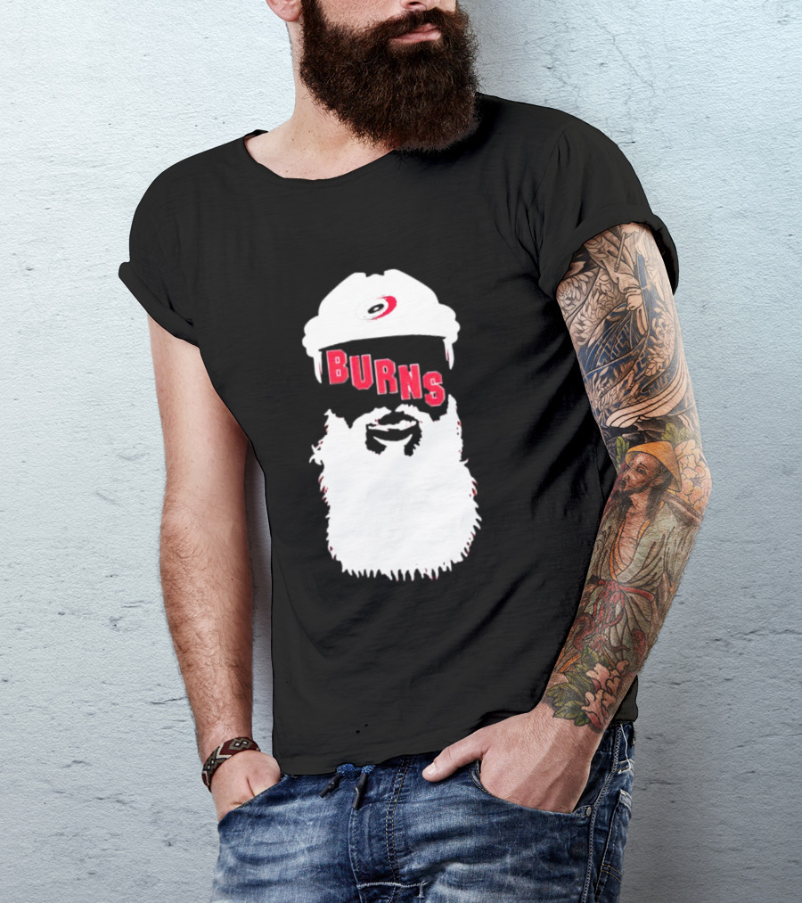 Carolina Hurricanes Brent Burns Hockey Bearded T-Shirt