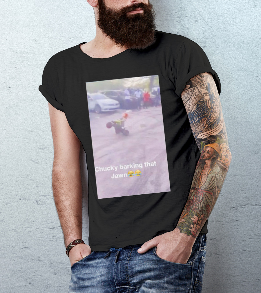Chucky Barking That Jawn Emoji Scene T-Shirt