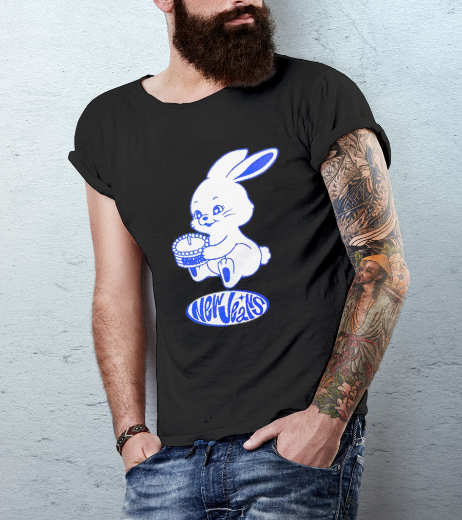 New Jeans Bunny Drummer T-Shirt