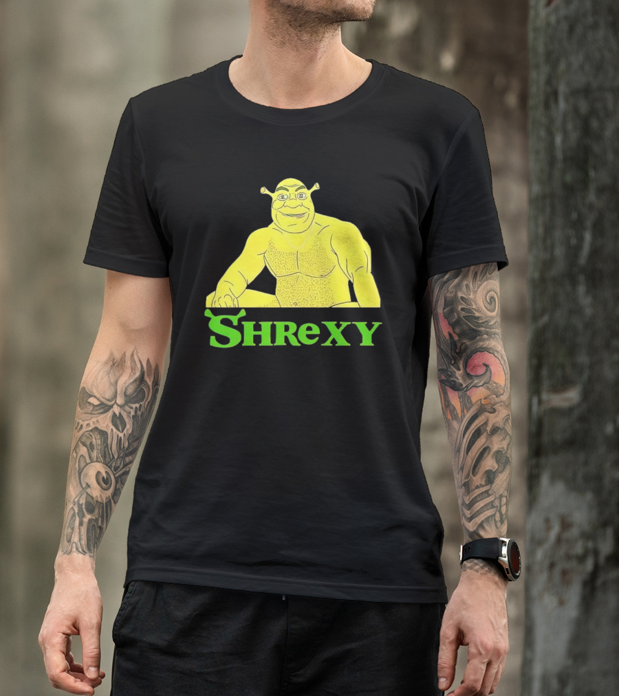 Shrek Shrexy Funny Ogre Meme T-Shirt