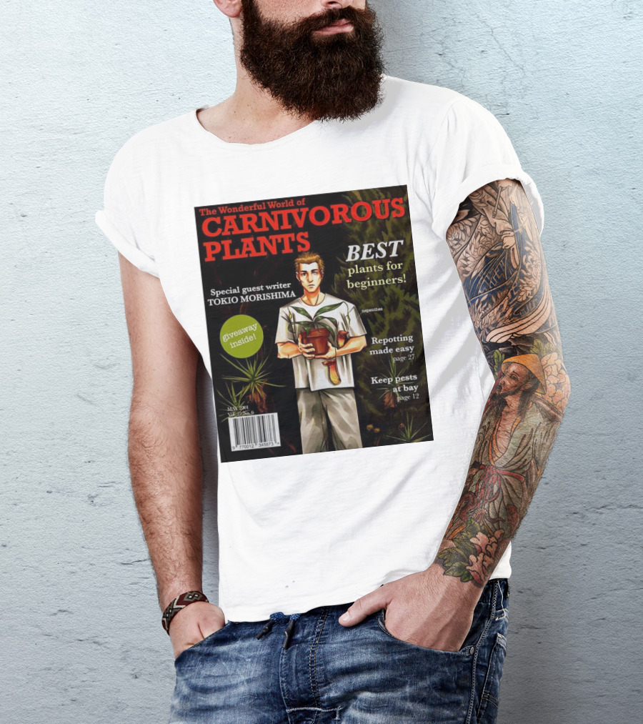 The Wonderful World Of Carnivorous Plants Best Plants For Beginners Special Guest Writer Tokio Morishima Giveaway Inside T-Shirt