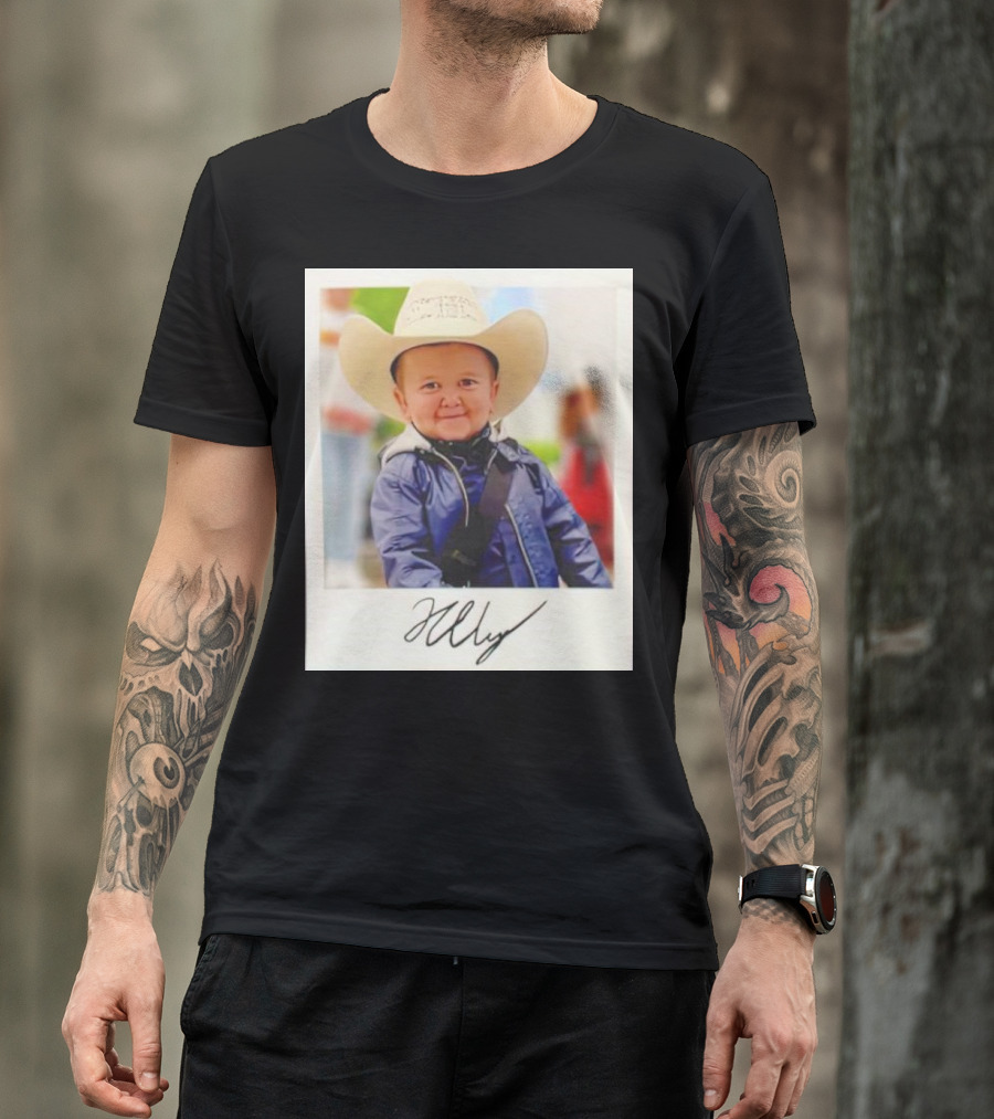 Hasbulla Magomedov Cowboy Polaroid Signature Image T-Shirt