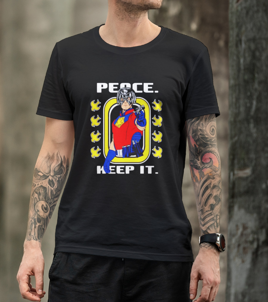 Peacemaker Peace Keep It John Cena Suicide Squad T-Shirt