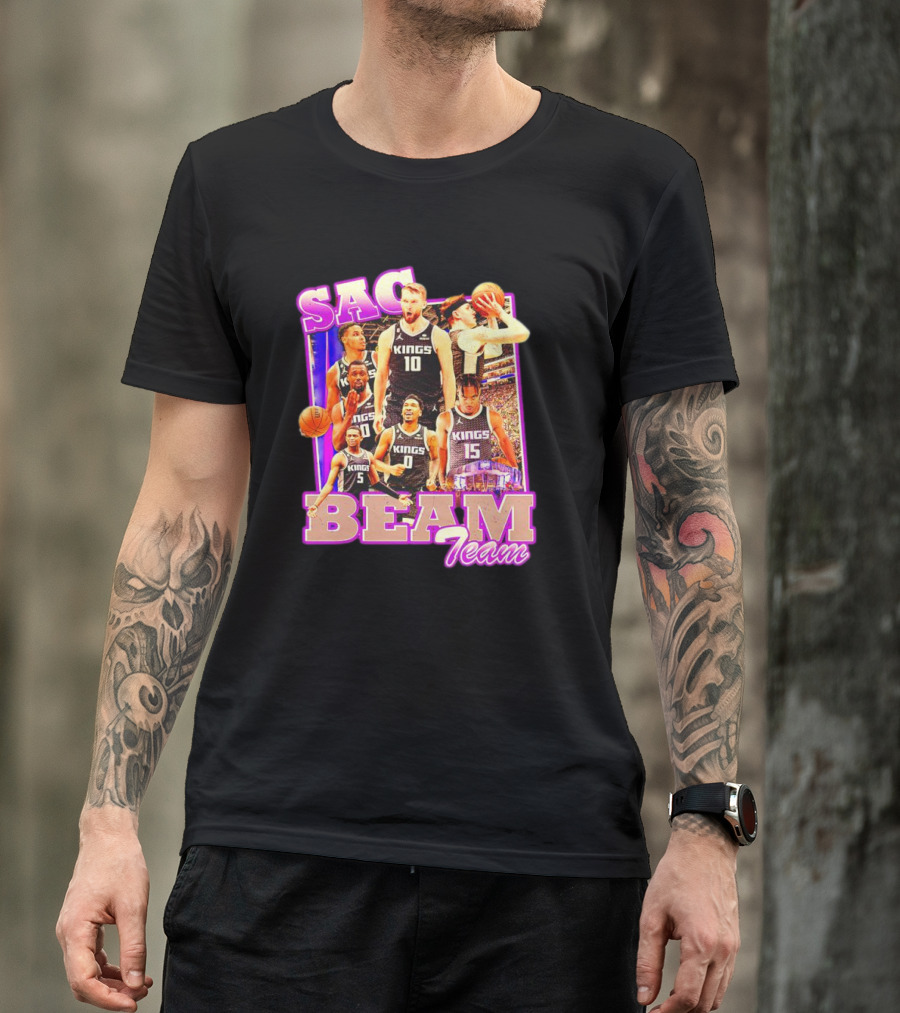 Sacramento Kings Sac Beam Team Basketball Players T-Shirt