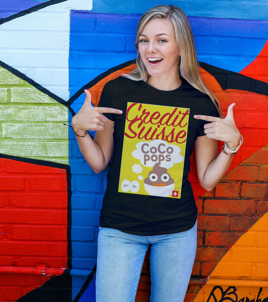 Credit Suisse CoCo Pops Parody Box AT1 0% T-Shirt