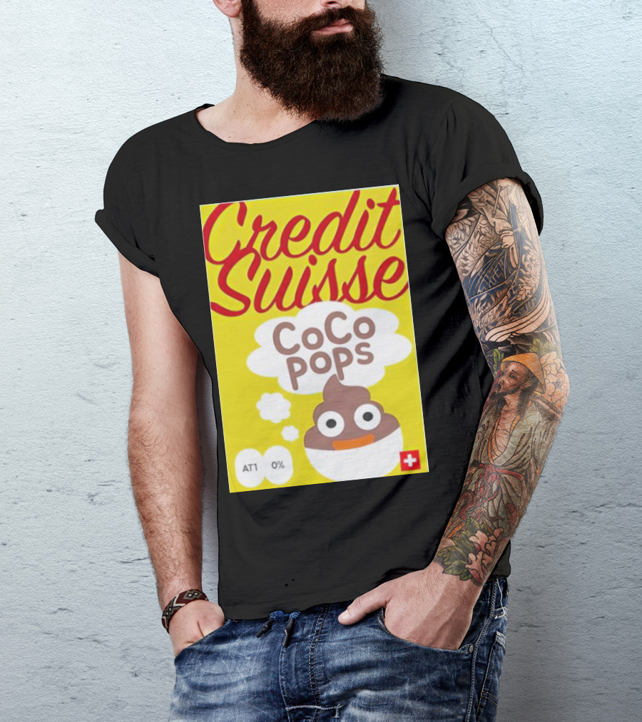 Credit Suisse CoCo Pops Parody Box AT1 0% T-Shirt