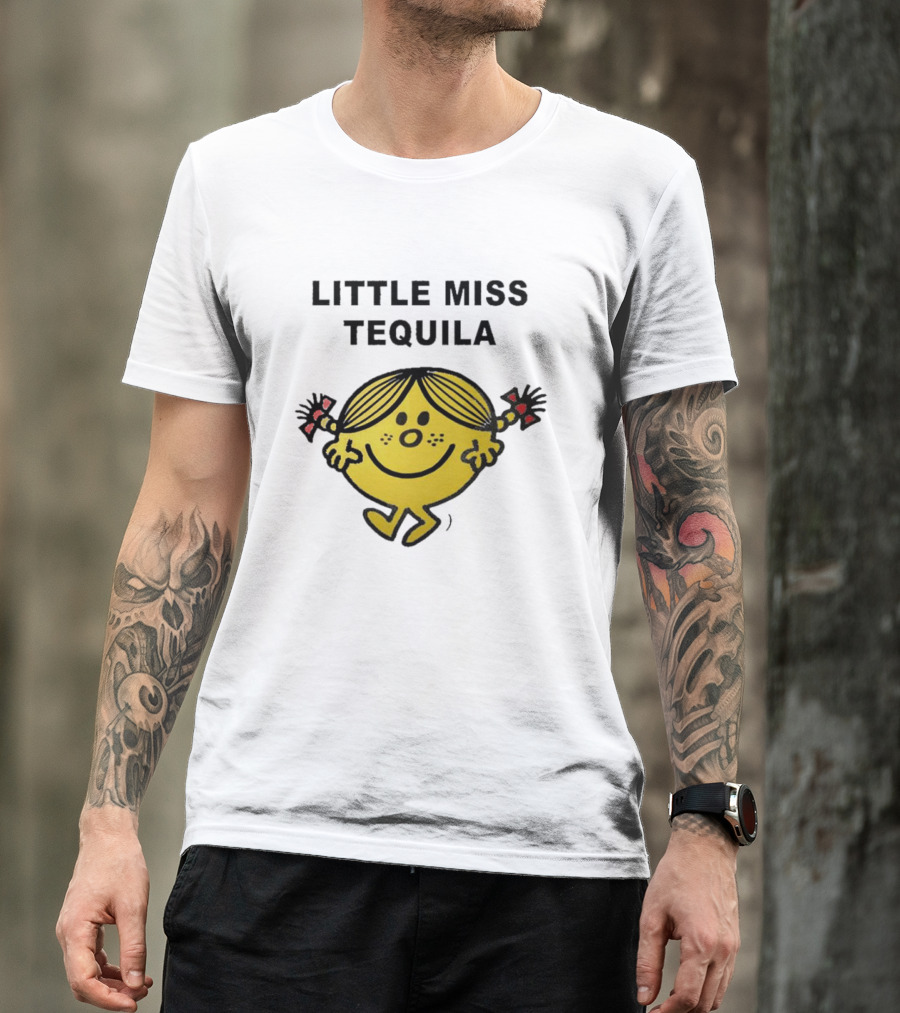 Little Miss Tequila Fun Character T-Shirt
