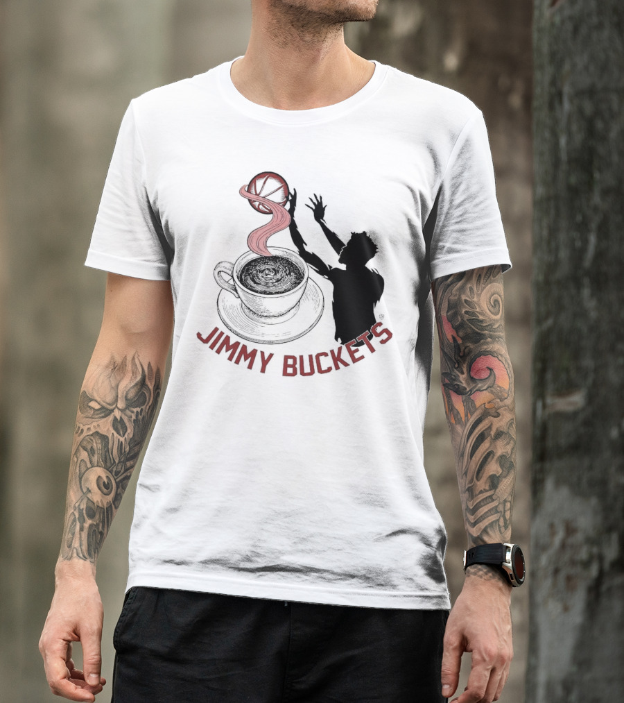 Miami Heat Jimmy Buckets Coffee Basketball T-Shirt