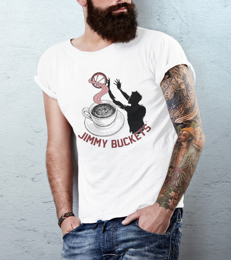 Miami Heat Jimmy Buckets Coffee Basketball T-Shirt
