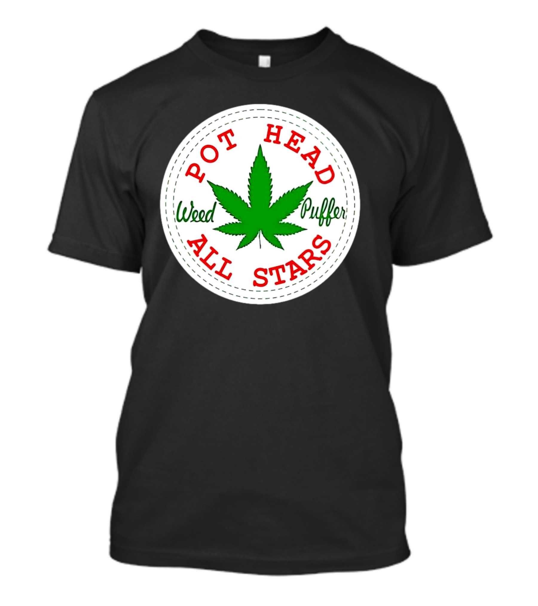 Pot Head Weed Puffer All Stars T-Shirt
