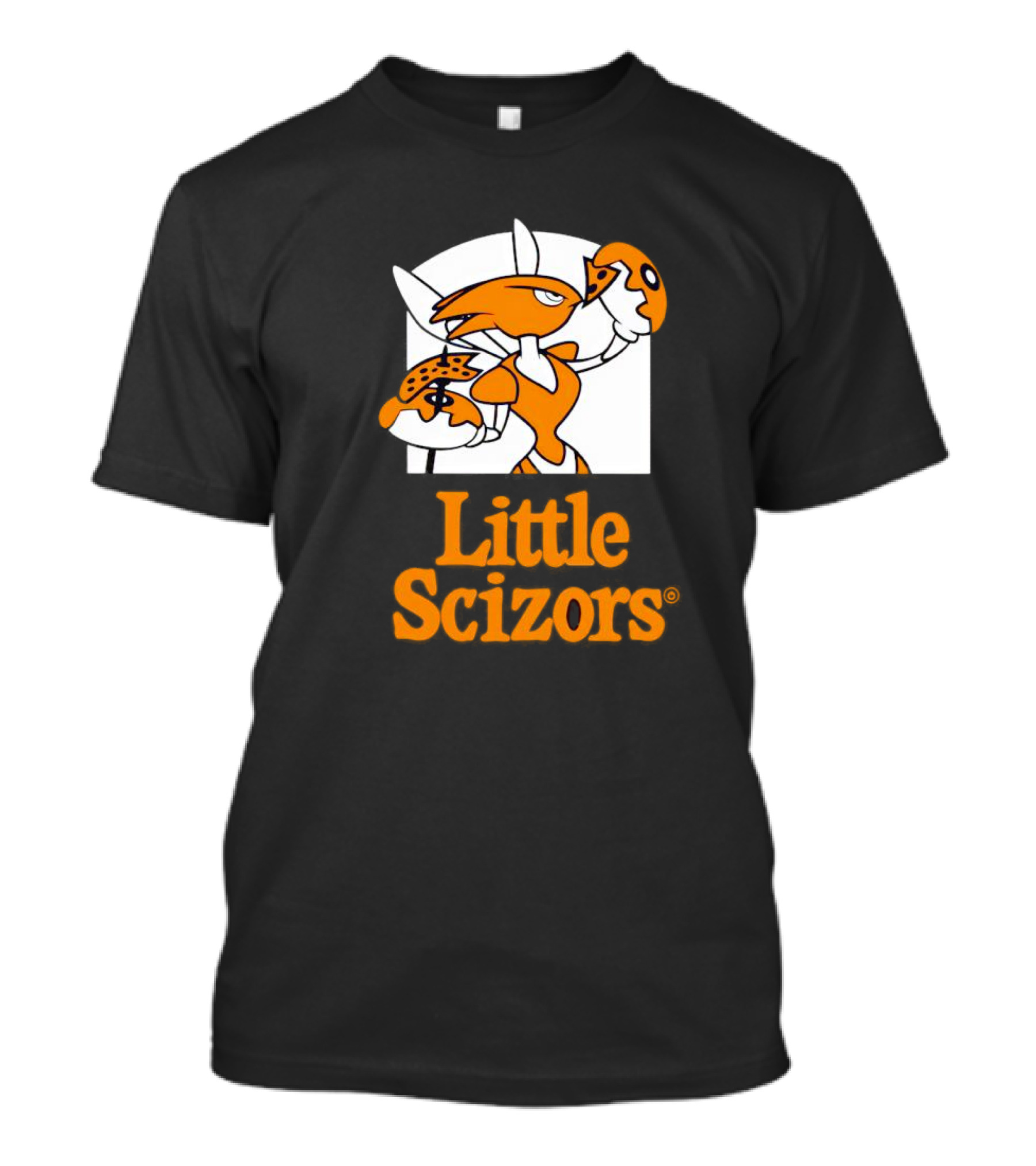 Pokemon Scizor Little Scizors Pizza T-Shirt