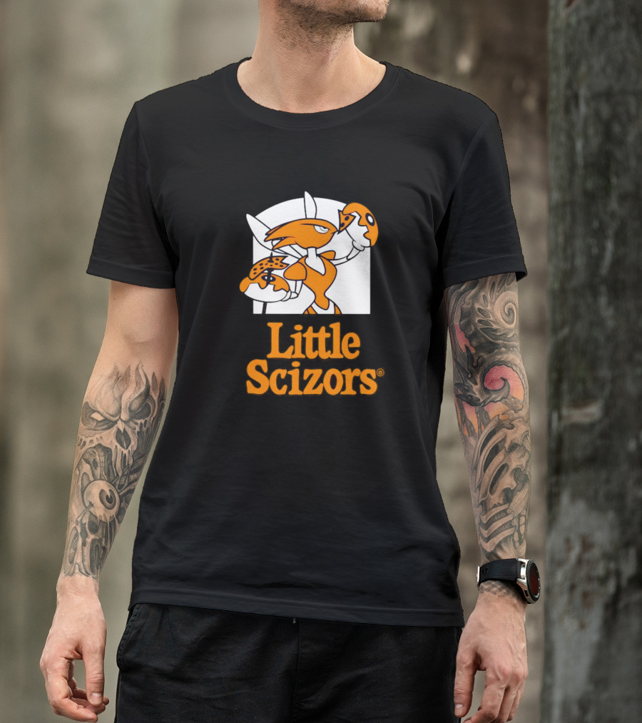 Pokemon Scizor Little Scizors Pizza T-Shirt