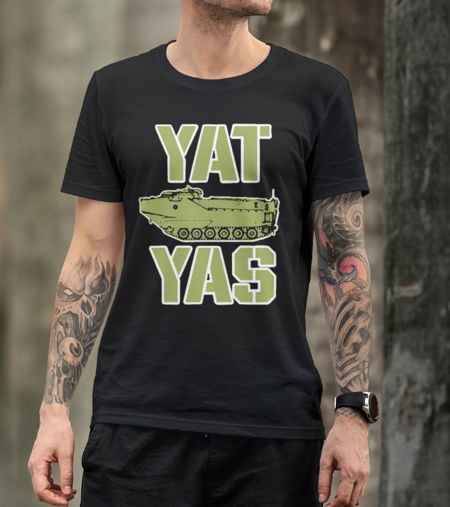 YAT YAS Amphibious Assault Vehicle Text T-Shirt