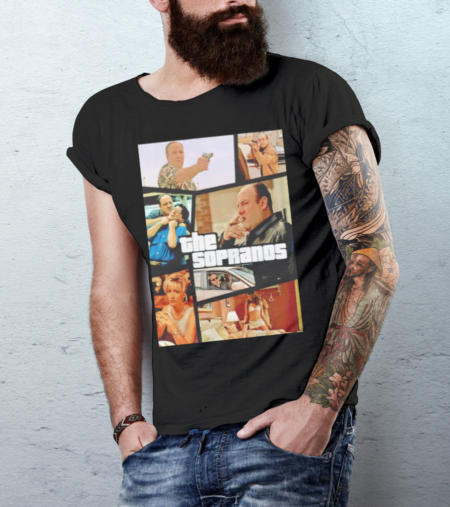 The Sopranos Crime Drama Montage T-Shirt