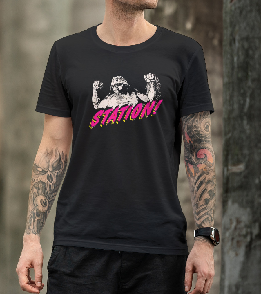 Station Bill And Ted's Bogus Journey Retro Monster T-Shirt
