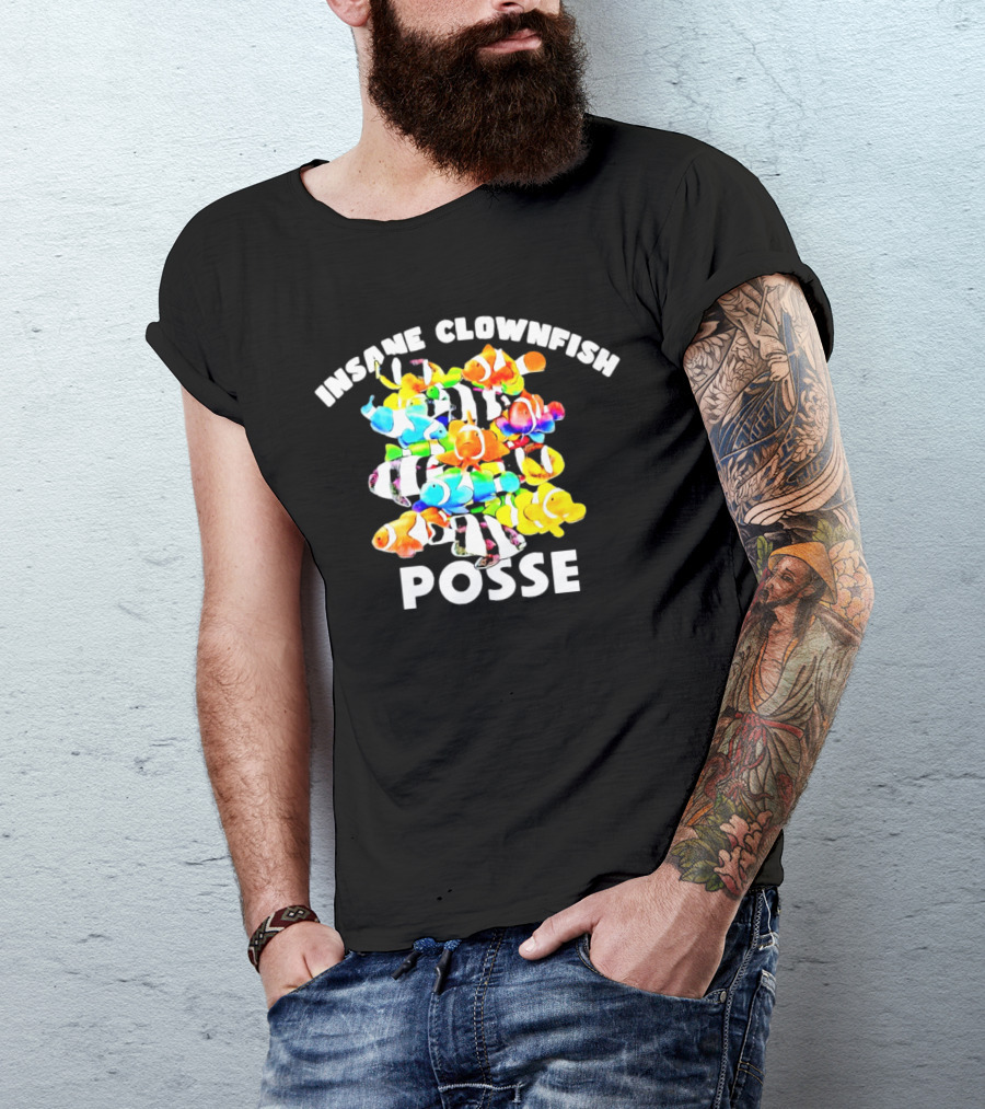 Insane Clownfish Posse Colorful Group T-Shirt
