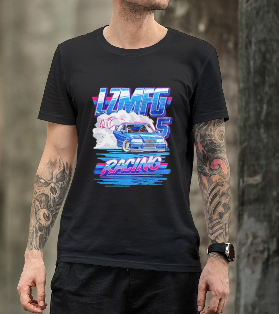 LZMFG R34 Racing 5 Car Drift T-Shirt