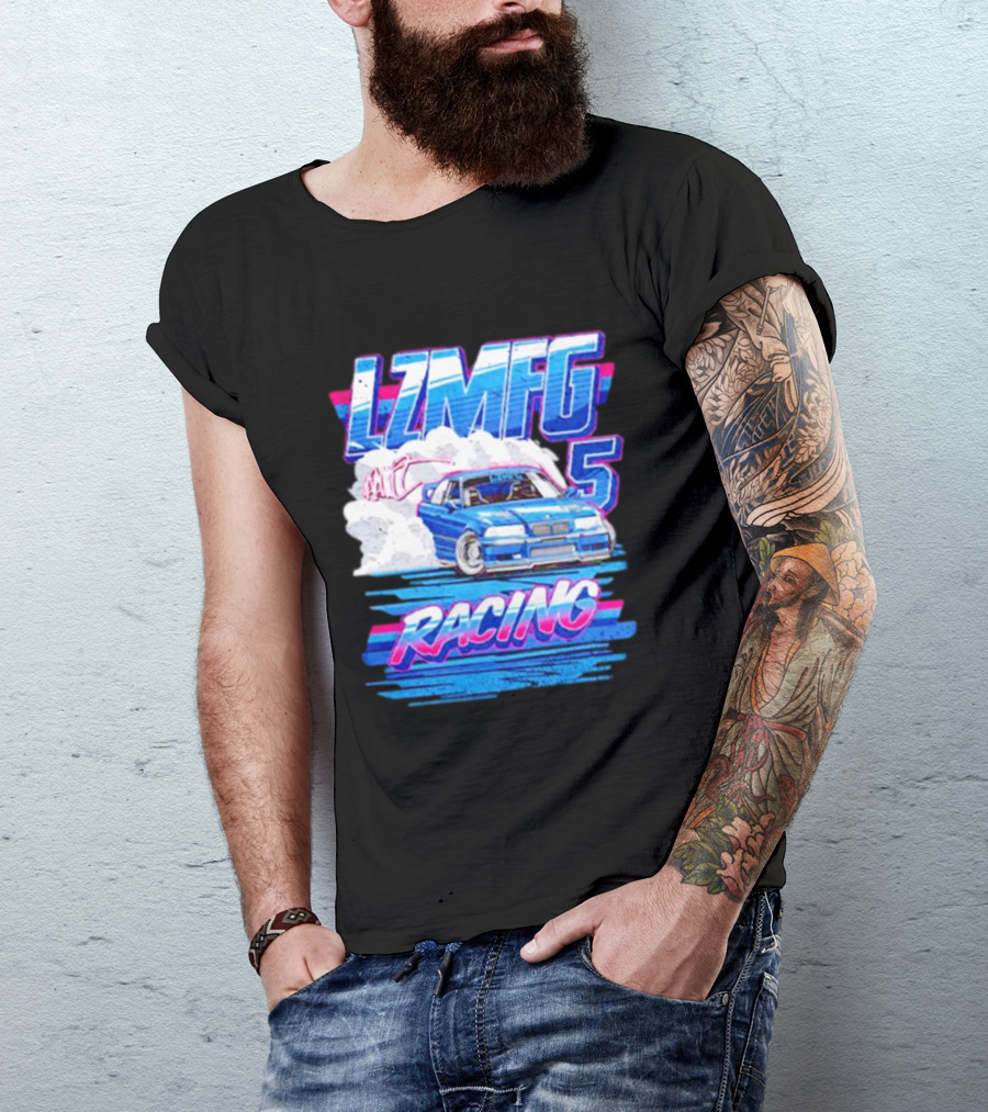 LZMFG R34 Racing 5 Car Drift T-Shirt