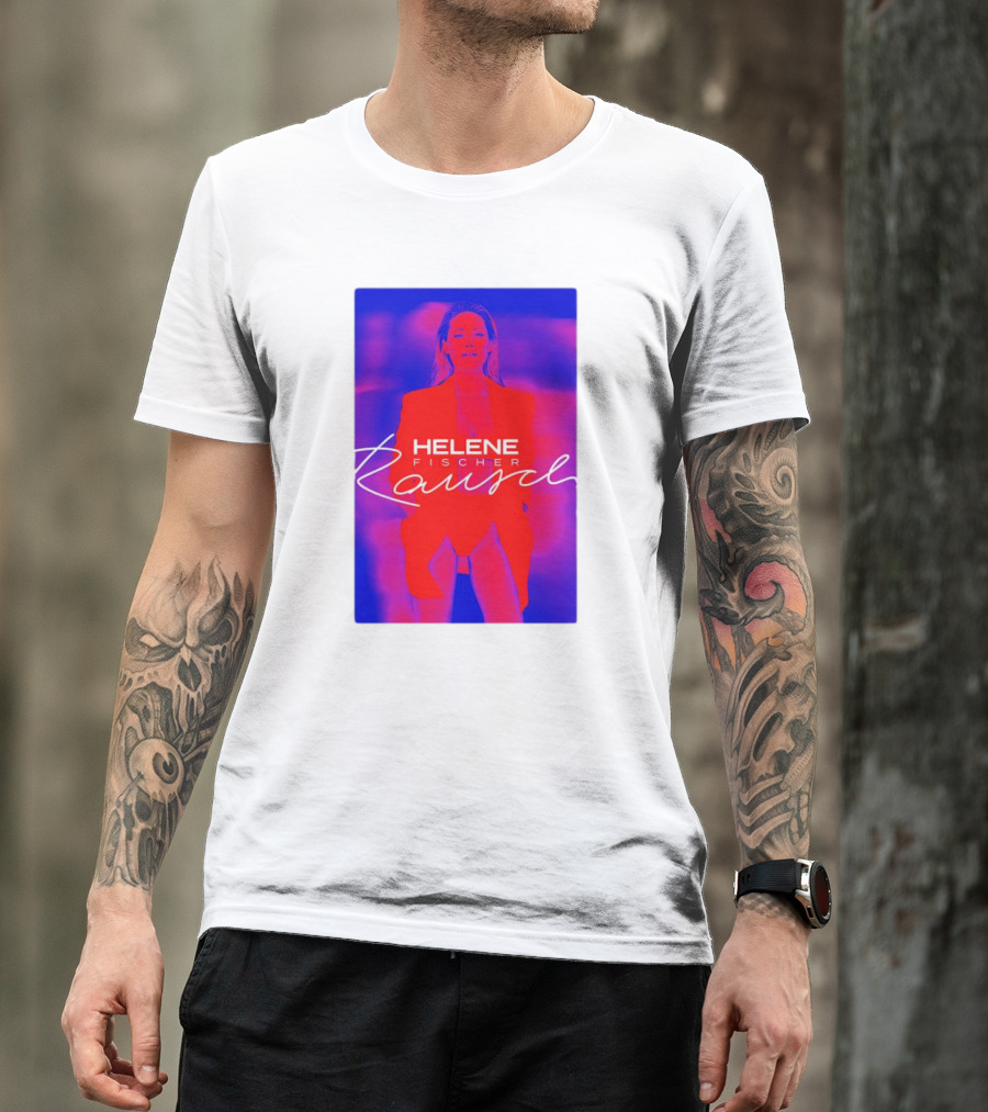 Helene Fischer Rausch Neon Style Bold Visuals T-Shirt