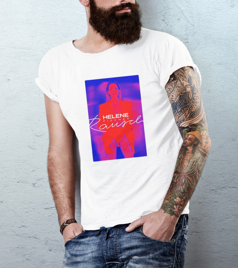 Helene Fischer Rausch Neon Style Bold Visuals T-Shirt