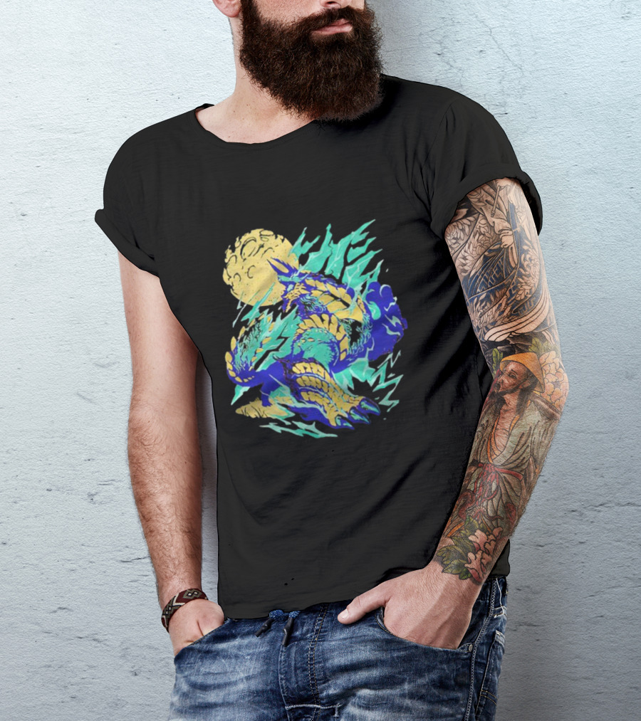 Monster Hunter Zinogre Moonlight Battle Serpent T-Shirt