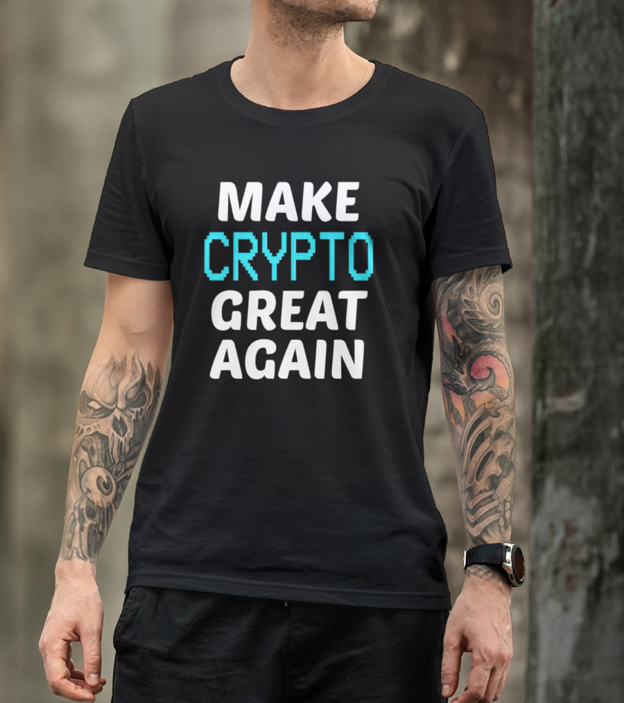 MAKE CRYPTO GREAT AGAIN Retro Pixel T-Shirt