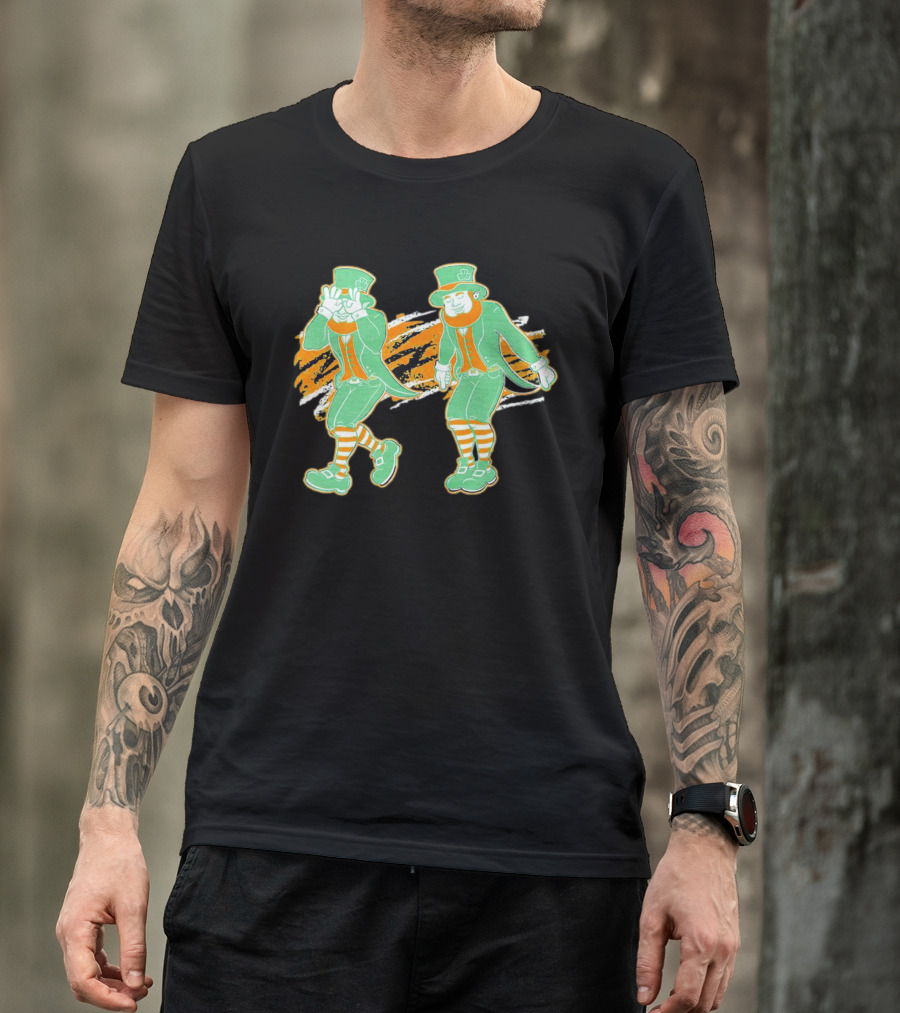Leprechaun Griddy Dance Football T-Shirt
