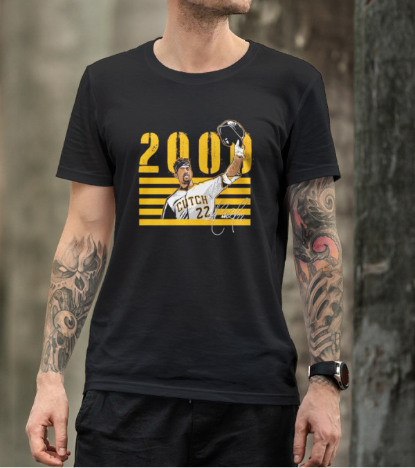 Andrew McCutchen Cutch 22 2000 Milestone T-Shirt
